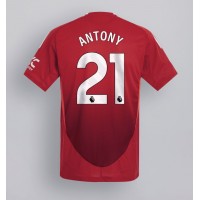 Dres Manchester United Antony #21 Domáci 2024-25 Krátky Rukáv